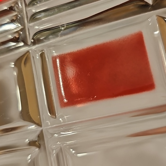 Walther Glas Red + Green Plaid Crystal Plate - Picture 12 of 16